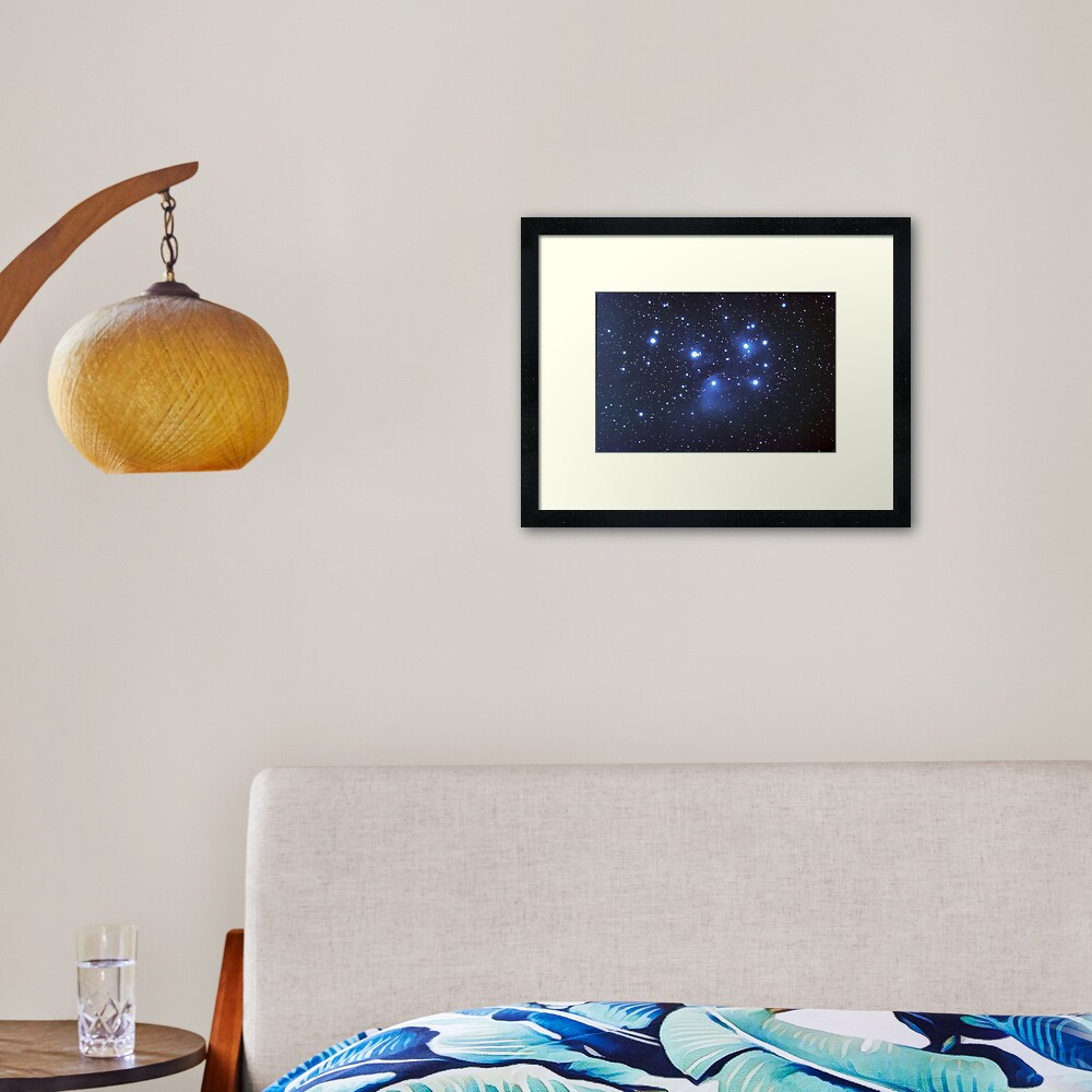 M45 seven sisters Framed Art Print