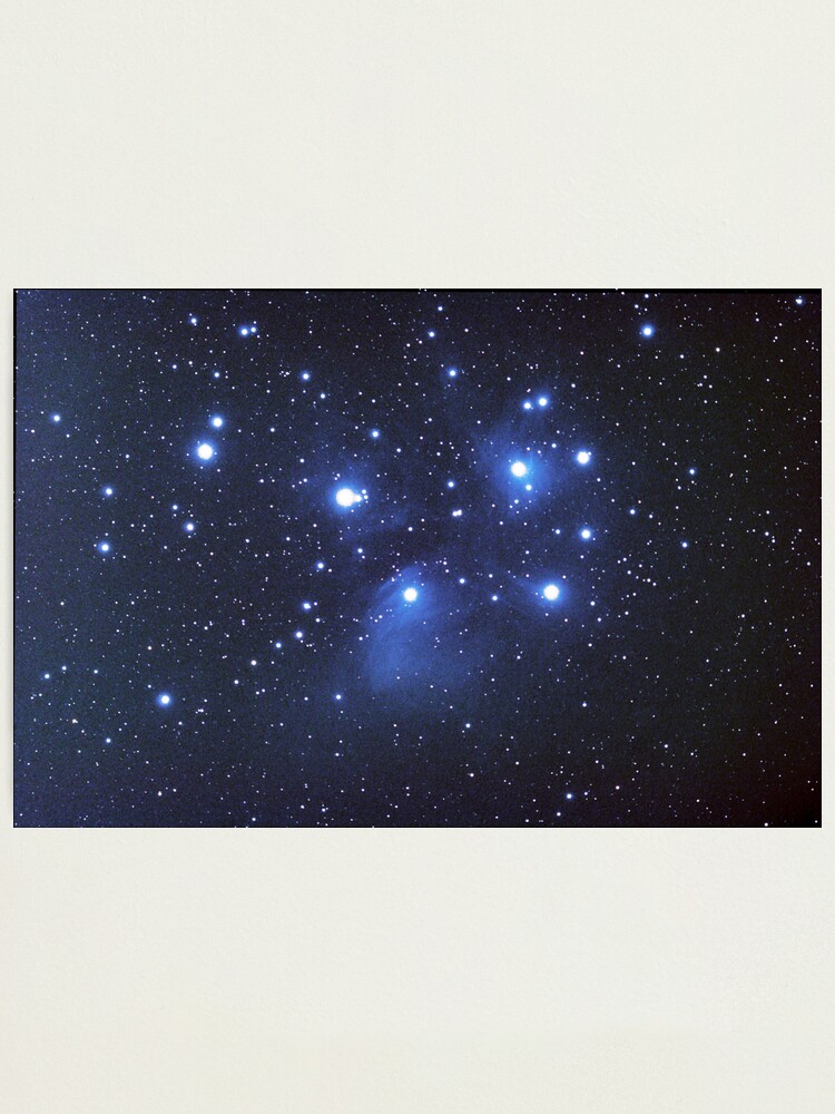Alternate view of M45 seven sisters Photographic Print