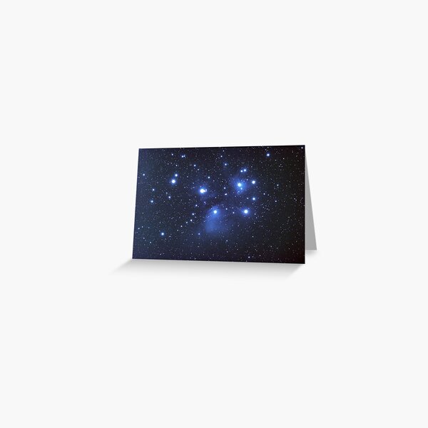 M45 seven sisters Greeting Card