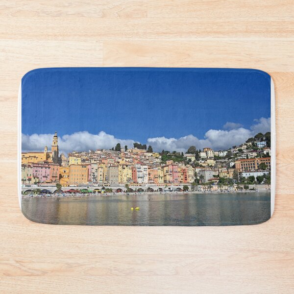 Item preview, Menton, mediterranean sea on côte d'azur in France, near turistic beach designed and sold by goceris.