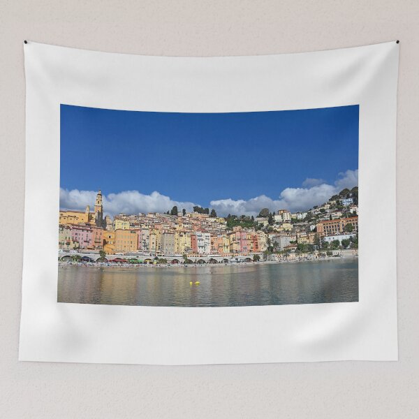 Item preview, Menton, mediterranean sea on côte d'azur in France, near turistic beach designed and sold by goceris.