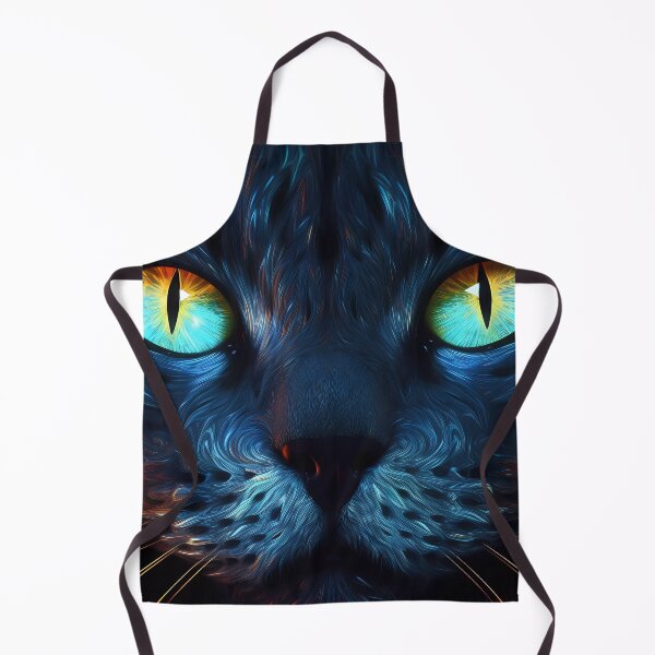 Artikelvorschau, Dark Blue Hypnotic Cat Face Fading into Smoke entworfen und verkauft von SingularityGeek.