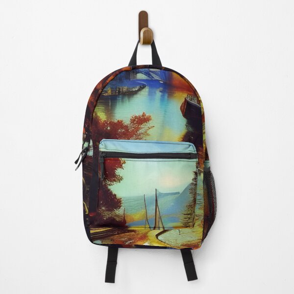 Item preview, Paisaje campestre rústico, empaste, Ai Generated Art designed and sold by ACC .