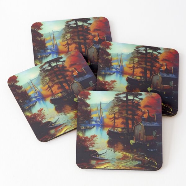 Item preview, Paisaje campestre rústico, empaste, Ai Generated Art designed and sold by ACC .