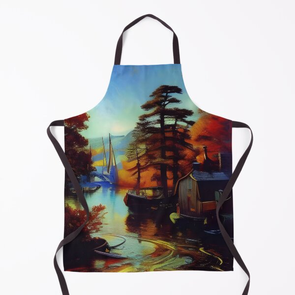Item preview, Paisaje campestre rústico, empaste, Ai Generated Art designed and sold by ACC .