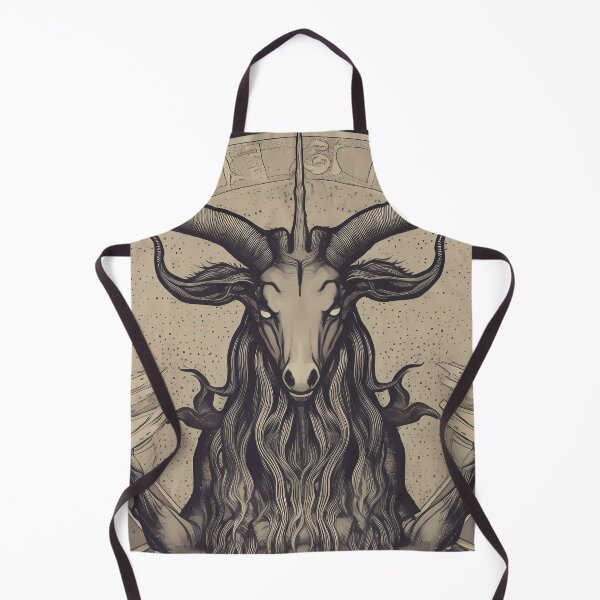 Item preview, Demon Cult Disguised as Goat under a Waning Moon designed and sold by SingularityGeek.