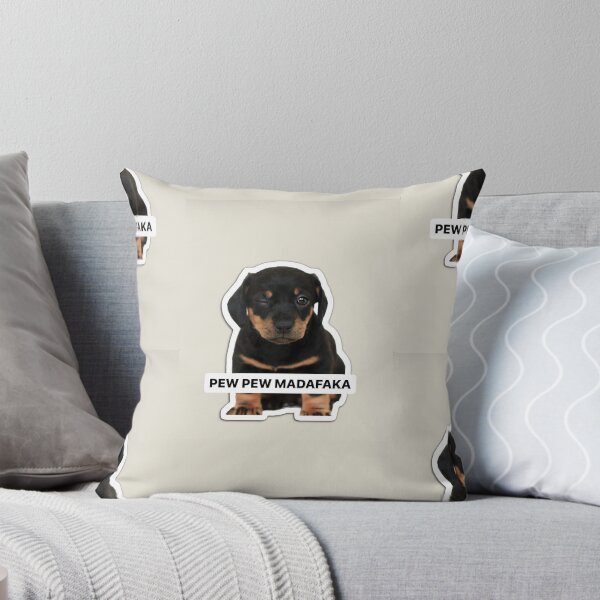 Item preview, Pew pew madafaka cute Rottweiler cub  designed and sold by BiancaNeaguArt.