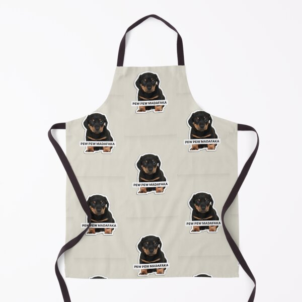 Item preview, Pew pew madafaka cute Rottweiler cub designed and sold by BiancaNeaguArt.