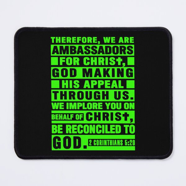 Item preview, 2 Corinthians 5:20 We Are Ambassadors For Christ designed and sold by plushism.