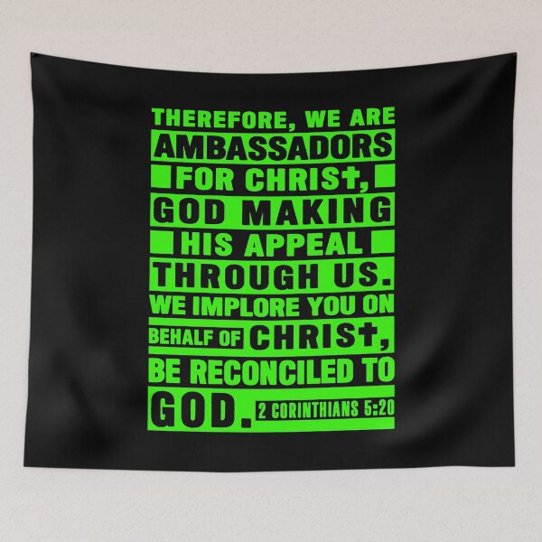 Item preview, 2 Corinthians 5:20 We Are Ambassadors For Christ designed and sold by plushism.