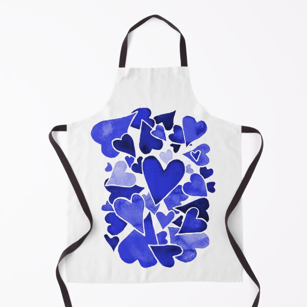 Item preview, BLUE WATERCOLOR HEARTS designed and sold by MCLegault.