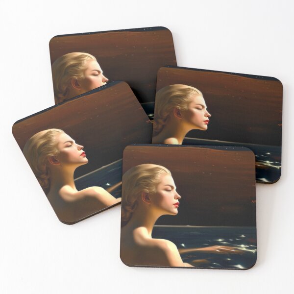 Item preview, Lady in Senna Pool designed and sold by Rectoryprint.