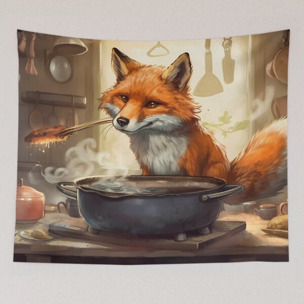 Item preview, Foxes are so intelligent that you can even teach them to cook for you designed and sold by SingularityGeek.