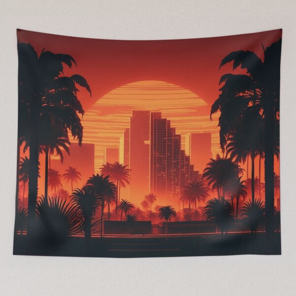 Item preview, Retrowave Miami designed and sold by Nightarcade.