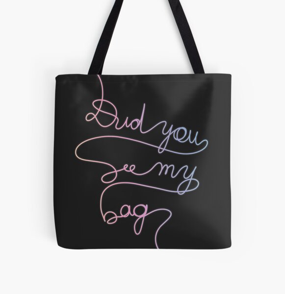 BTS MIC Drop - Did You See My Bag #4 All Over Print Tote Bag