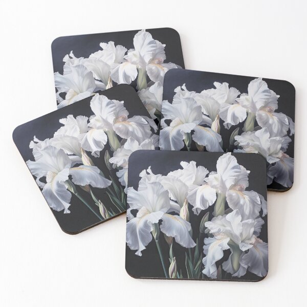 Item preview, White Irises designed and sold by Vanover Designs.