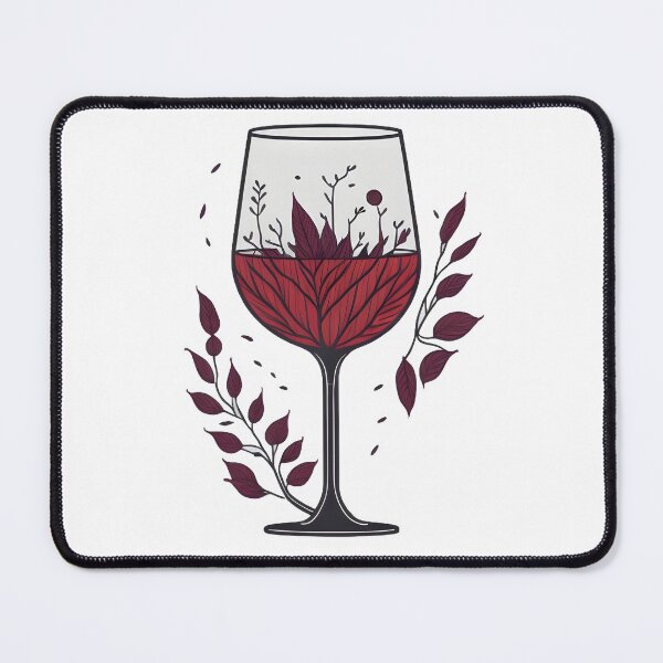 Item preview, Aesthetic Boho Wine Glass designed and sold by Cravio.