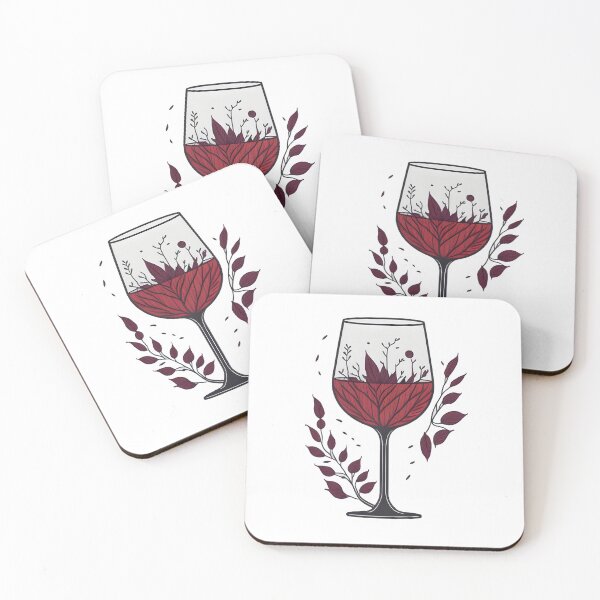 Item preview, Aesthetic Boho Wine Glass designed and sold by Cravio.