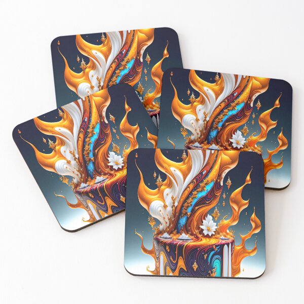 Item preview, Fire caramel cake  designed and sold by BrankoTrpevski.