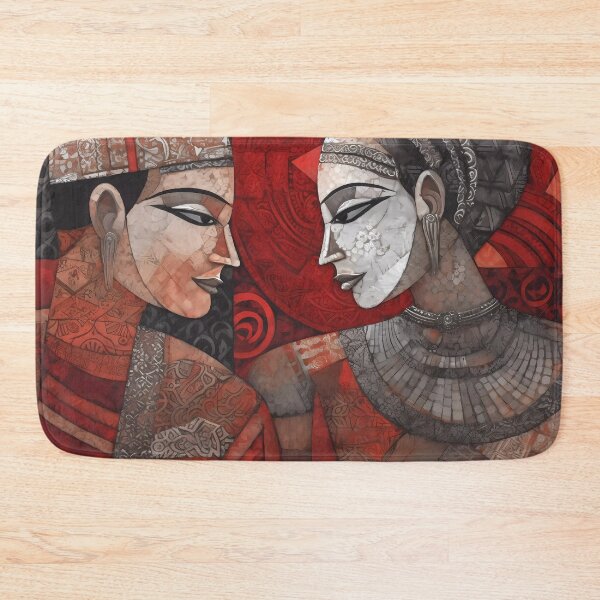 Item preview, Couple painting from a lost Egyptian civilization designed and sold by SingularityGeek.