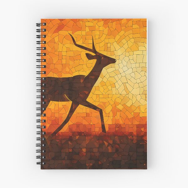 Item preview, Golden-Toned Impala Mosaic designed and sold by SingularityGeek.