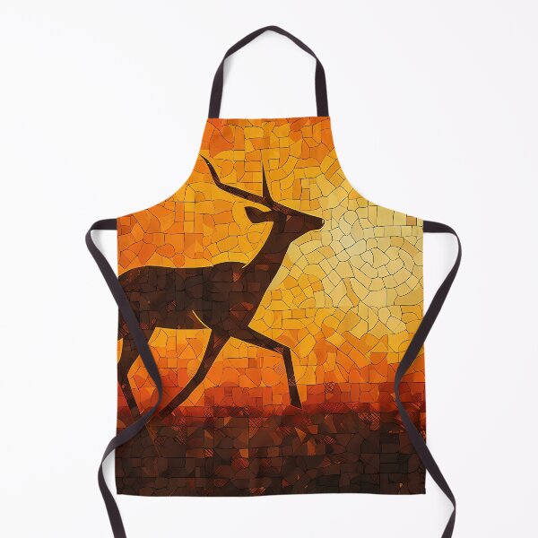 Item preview, Golden-Toned Impala Mosaic designed and sold by SingularityGeek.