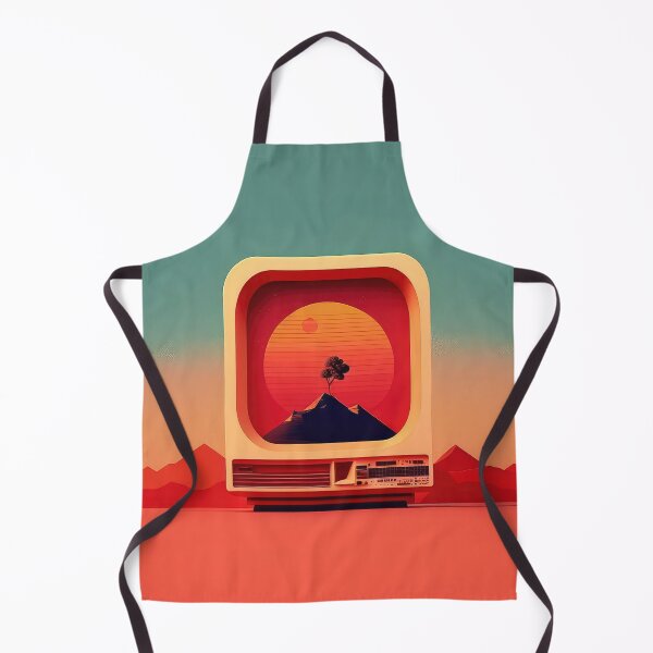 Artikelvorschau, Retro-Sonnenuntergang-Fernsehkunst entworfen und verkauft von aiko-art.
