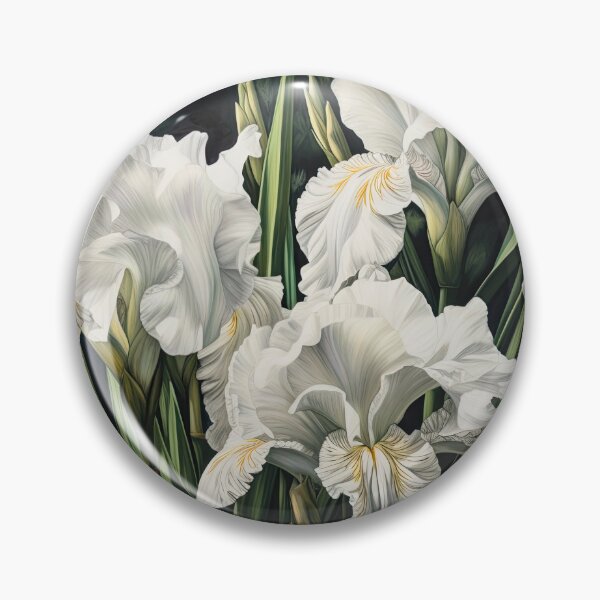 Item preview, White irises  designed and sold by Vanover Designs.