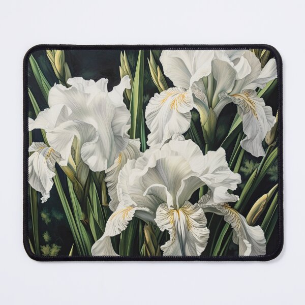 Item preview, White irises  designed and sold by Vanover Designs.