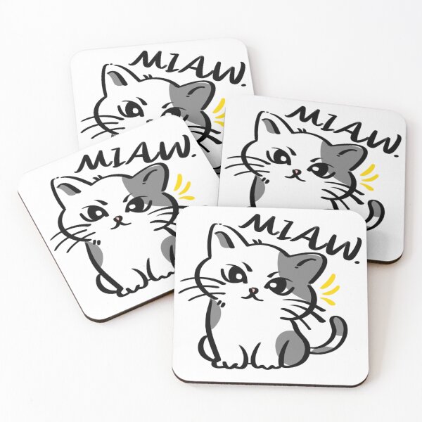 Item preview, Cat miaw,cat miaw lovers,cute cat lovers designed and sold by Lychee Design.