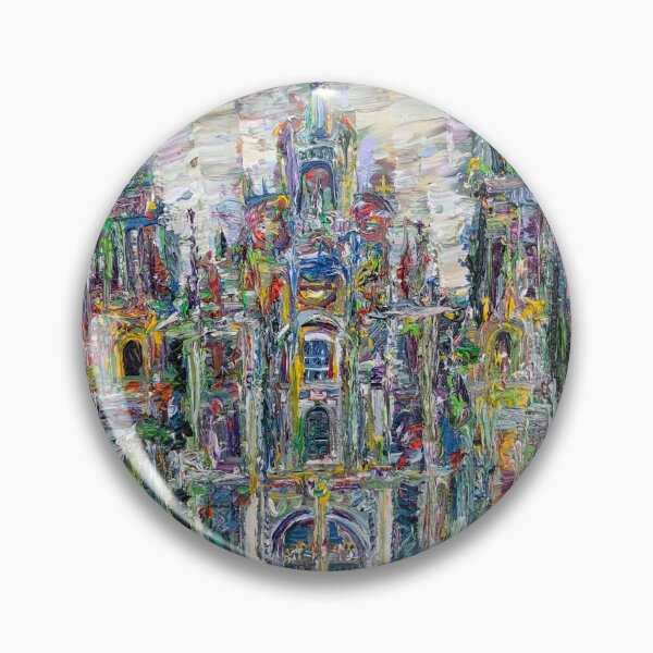 Item preview, SANTIAGO DE COMPOSTELA CATHEDRAL - oil painting designed and sold by lautir.