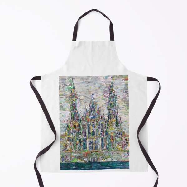 Item preview, SANTIAGO DE COMPOSTELA CATHEDRAL - oil painting designed and sold by lautir.