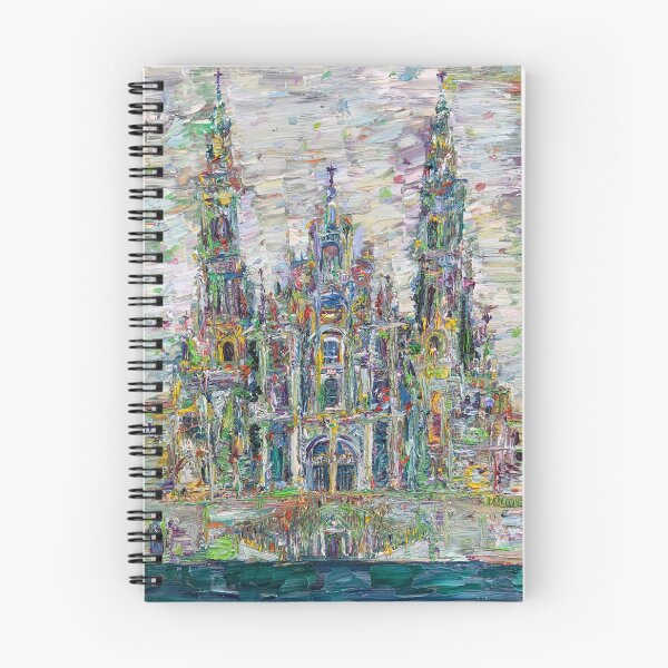 Item preview, SANTIAGO DE COMPOSTELA CATHEDRAL - oil painting designed and sold by lautir.