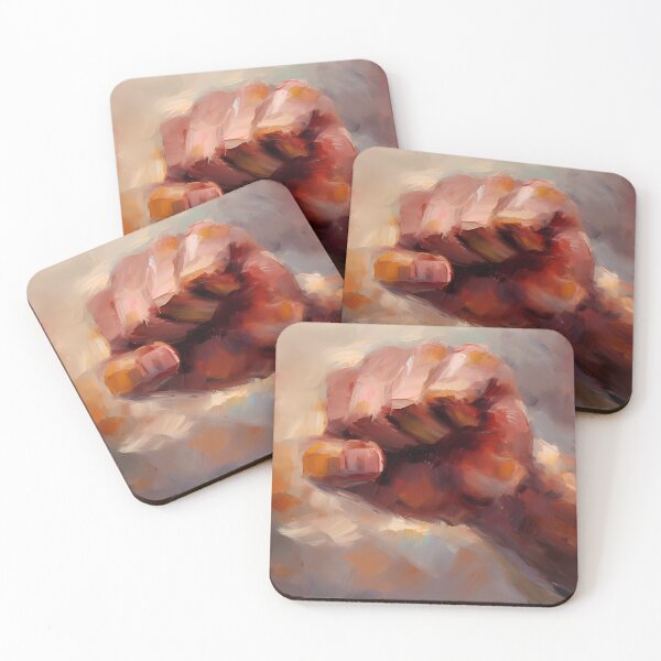 Item preview, Impressionist Fist Raised in Triumph designed and sold by SingularityGeek.