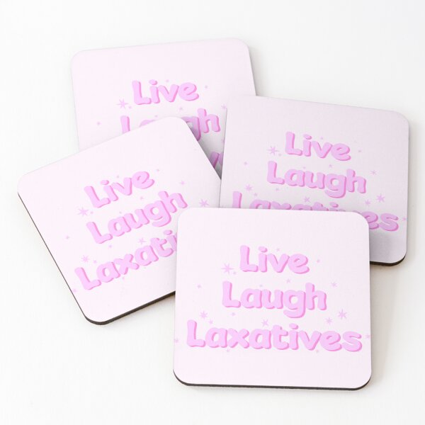 Item preview, Live Laugh Laxatives - Pink Version designed and sold by VaguelyOriginal.