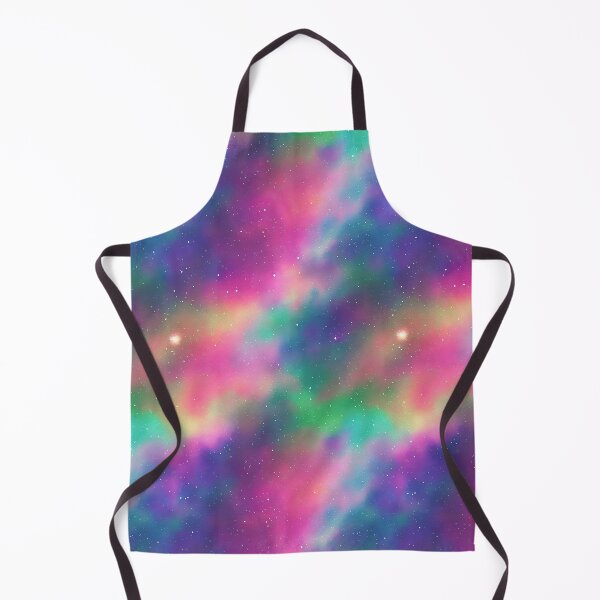 Item preview, Shiny Stars in a colorful Universe Seamless Pattern, Watercolor designed and sold by Girly-Universe.