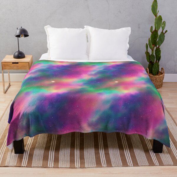 Item preview, Shiny Stars in a colorful Universe Seamless Pattern, Watercolor designed and sold by Girly-Universe.