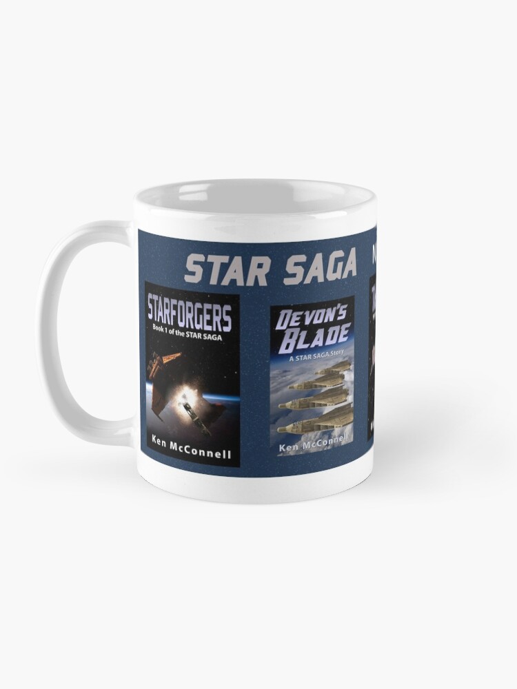 Alternate view of Star Saga Novels (Book Covers) Vol 1 Mug