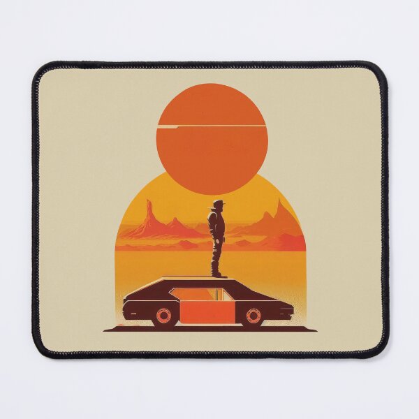 Item preview, Retro Sunset Car Art designed and sold by aiko-art.