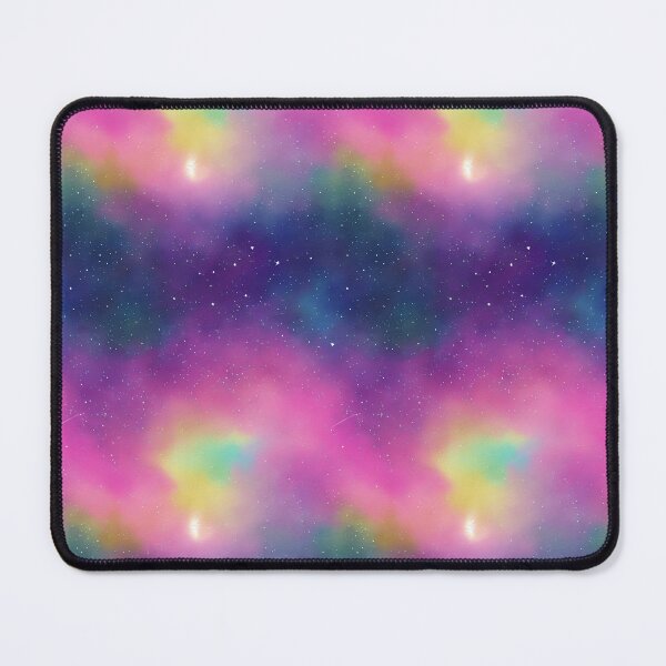 Item preview, Shiny Stars in a colorful Universe Seamless Pattern, Watercolor designed and sold by Girly-Universe.