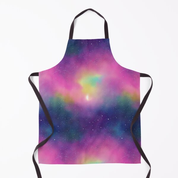 Item preview, Shiny Stars in a colorful Universe Seamless Pattern, Watercolor designed and sold by Girly-Universe.