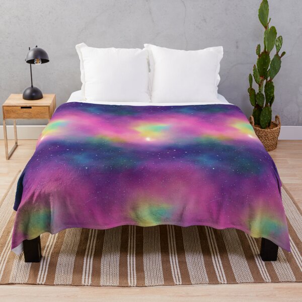 Item preview, Shiny Stars in a colorful Universe Seamless Pattern, Watercolor designed and sold by Girly-Universe.