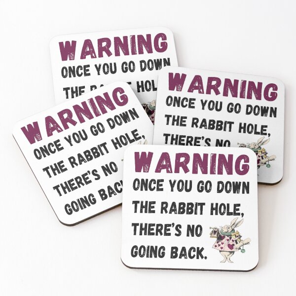 Item preview, Once you go down the rabbit hole, there's no going back designed and sold by TaraGbear.