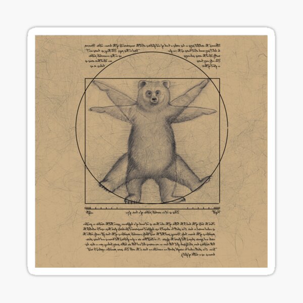 Aperçu de l'œuvre L'ours vitruve créée et vendue par ZolinStudio.