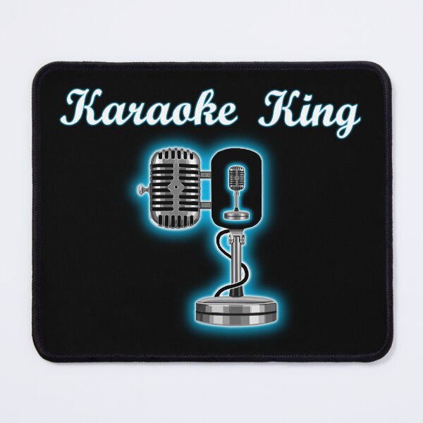 Item preview, Karaoke King Blue Glowing Microphone designed and sold by Deborah Camp.