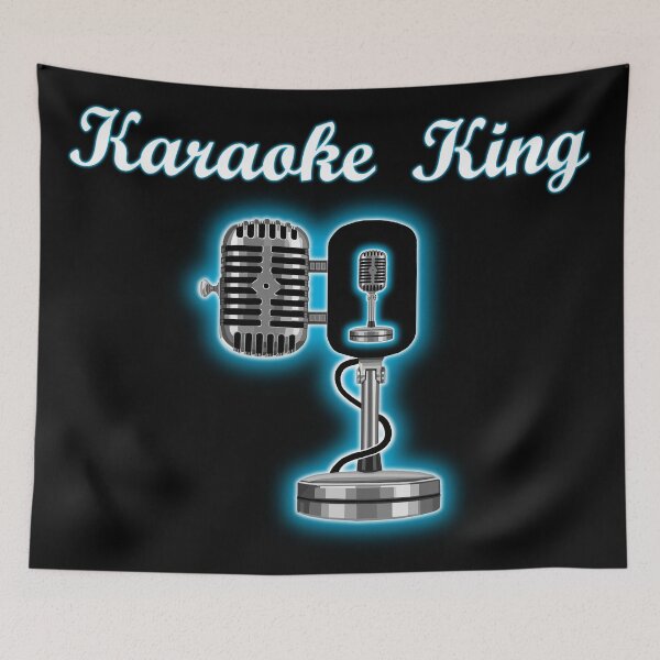 Item preview, Karaoke King Blue Glowing Microphone  designed and sold by Deborah Camp.