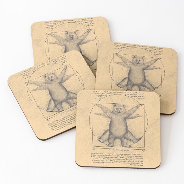 Item preview, The vitruvian bear designed and sold by ZolinStudio.