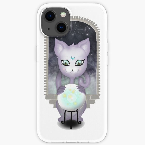 Mystic Miku | Crystal Ball & Zodiac | White iPhone Soft Case