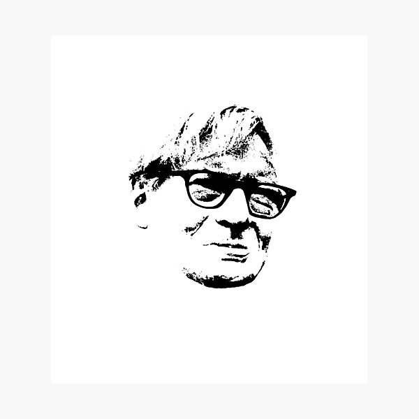 Vista previa del artículo con la obra «Louis Kahn - Ilustración de la cara», diseñado y vendido por SLGA-Designs.
