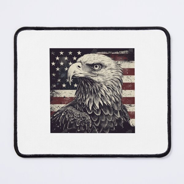Item preview, Patriotic eagle designed and sold by Rosaliartbook.